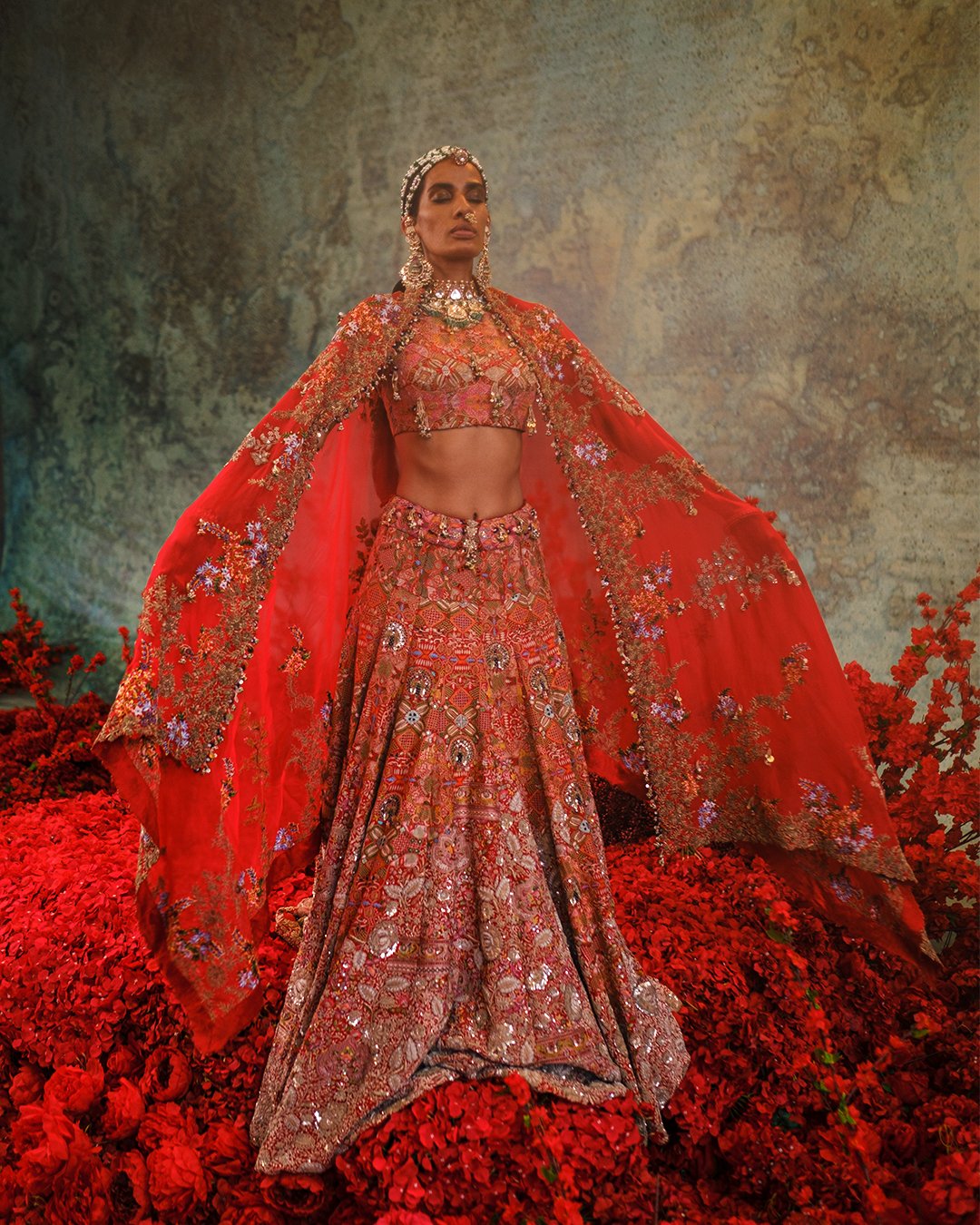 Breathtaking Anamika Khanna Bridal Lehengas We Are Currently Crushing On |  Indian bridal outfits, Wedding lehenga designs, Bridal outfits