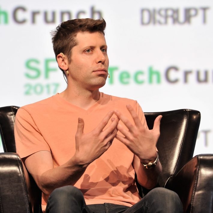 SAN FRANCISCO, CA - SEPTEMBER 19:  Y Combinator President Sam Altman speaks onstage during TechCrunch Disrupt SF 2017 at Pier 48 on September 19, 2017 in San Francisco, California.  (Photo by Steve Jennings/Getty Images for TechCrunch) *** Local Caption *** Sam Altman