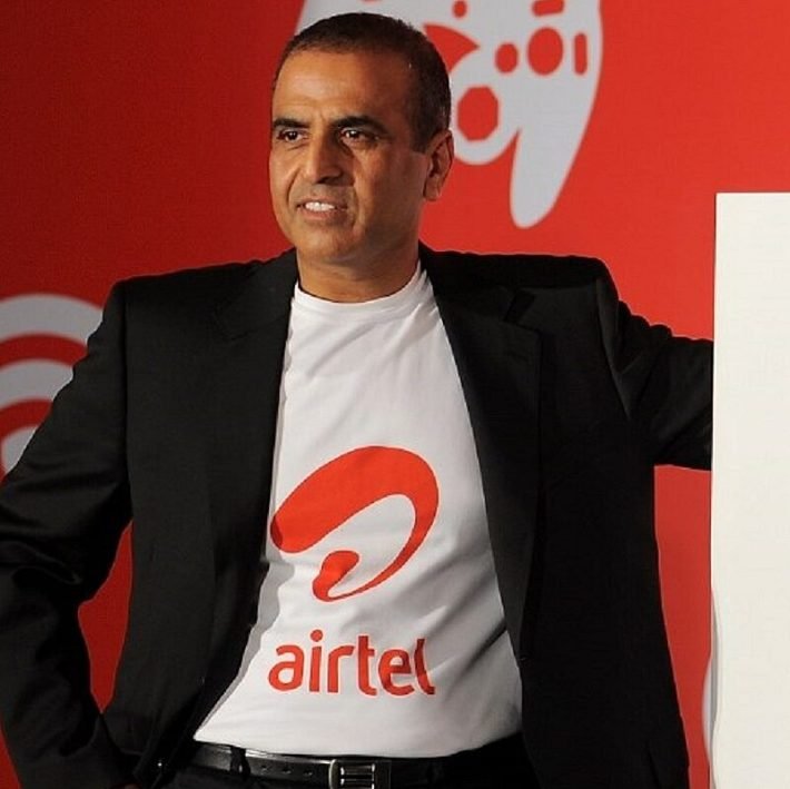 Chairman and Managing Director of Bharti airtel, Sunil Bharti Mittal, poses after unveiling the brand's new identity in New Delhi on November 18, 2010. Bharti airtel unveiled its new youthful and dynamic identity globally and announced that it has crossed the milestone of 200 million customers spanning across nineteen countries in Asia and Africa. AFP PHOTO/ MANAN VATSYAYANA (Photo by MANAN VATSYAYANA / AFP)